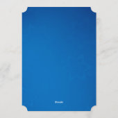 Custom Winter Wonderland kerstfeestdag Feestdagenkaart (Achterkant)