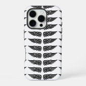 Custom with eagle wing black and white iPhone Case iPhone Hoesje (Achterkant)