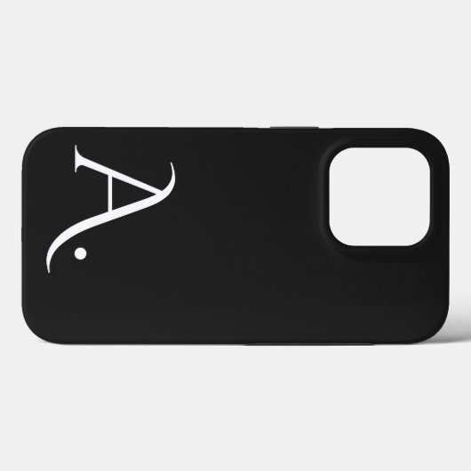 Custom with Initial Name Case-Mate iPhone Case (Achterkant (horizontaal))