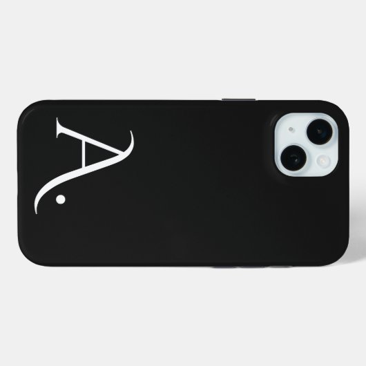 Custom with Initial Name Case-Mate iPhone Case (Achterkant (horizontaal))
