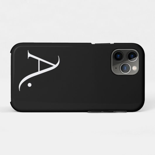 Custom with Initial Name Case-Mate iPhone Case (Achterkant (horizontaal))