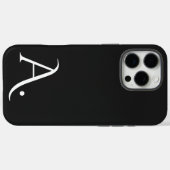 Custom with Initial Name Case-Mate iPhone Case (Achterkant (horizontaal))