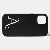 Custom with Initial Name Case-Mate iPhone Case (Achterkant (horizontaal))