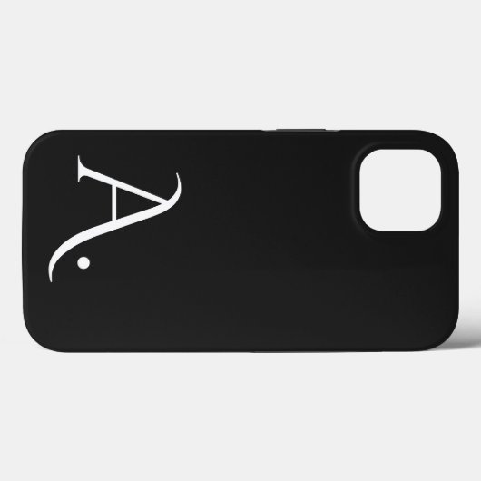 Custom with Initial Name Case-Mate iPhone Case (Achterkant (horizontaal))