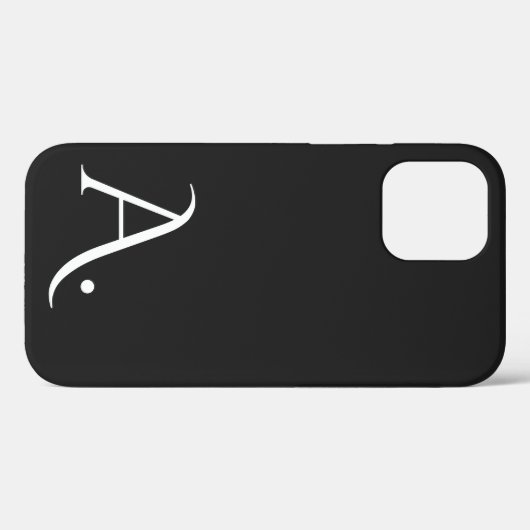 Custom with Initial Name Case-Mate iPhone Case (Achterkant (horizontaal))