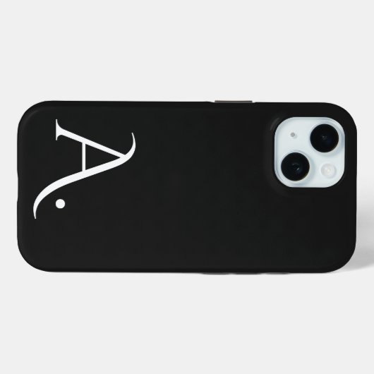 Custom with Initial Name Case-Mate iPhone Case (Achterkant (horizontaal))