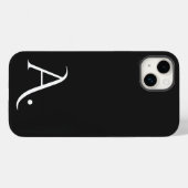 Custom with Initial Name Case-Mate iPhone Case (Achterkant (horizontaal))