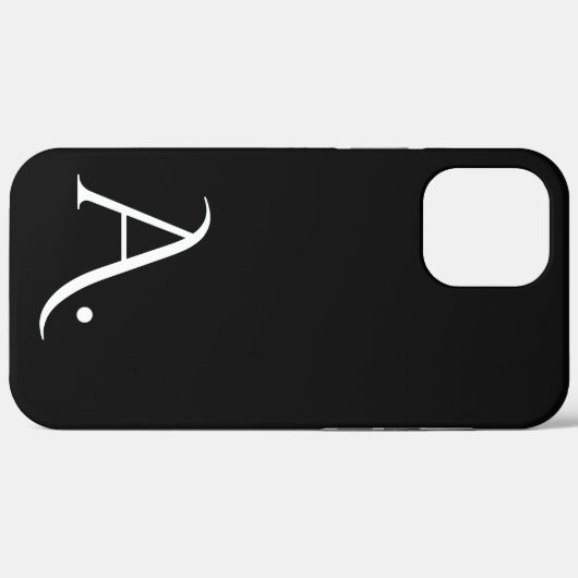 Custom with Initial Name Case-Mate iPhone Case (Achterkant (horizontaal))