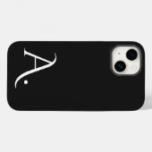 Custom with Initial Name Case-Mate iPhone Case (Achterkant (horizontaal))