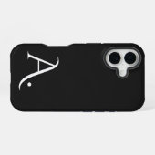 Custom with Initial Name iPhone 16 Hoesje (Achterkant horizontaal)