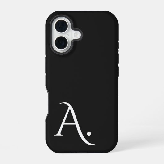 Custom with Initial Name iPhone 16 Hoesje (Achterkant)