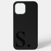 Custom with Initial Name iPhone Hoesje (Achterkant)