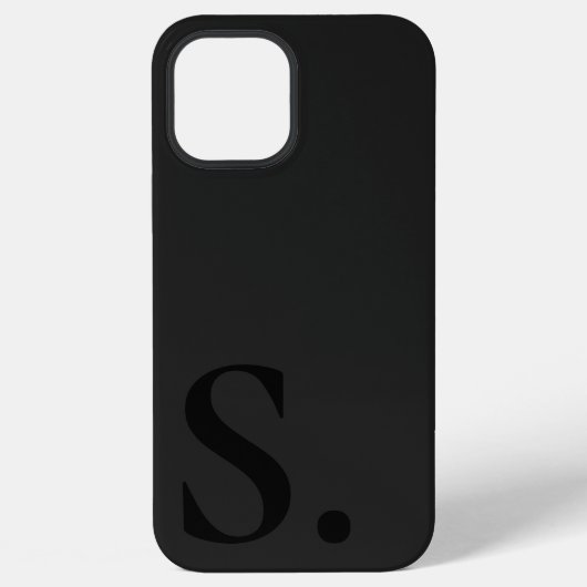 Custom with Initial Name iPhone Hoesje (Achterkant)