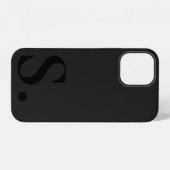 Custom with Initial Name iPhone Hoesje (Achterkant horizontaal)