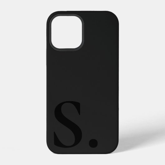 Custom with Initial Name iPhone Hoesje (Achterkant)