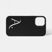 Custom with Initial Name iPhone Hoesje (Achterkant horizontaal)
