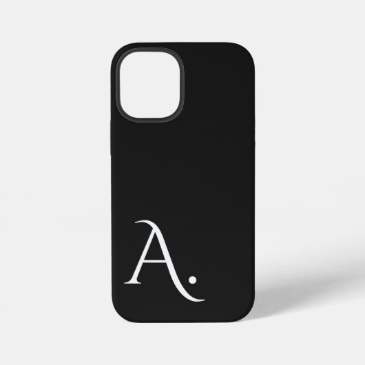 Custom with Initial Name iPhone Hoesje (Achterkant)