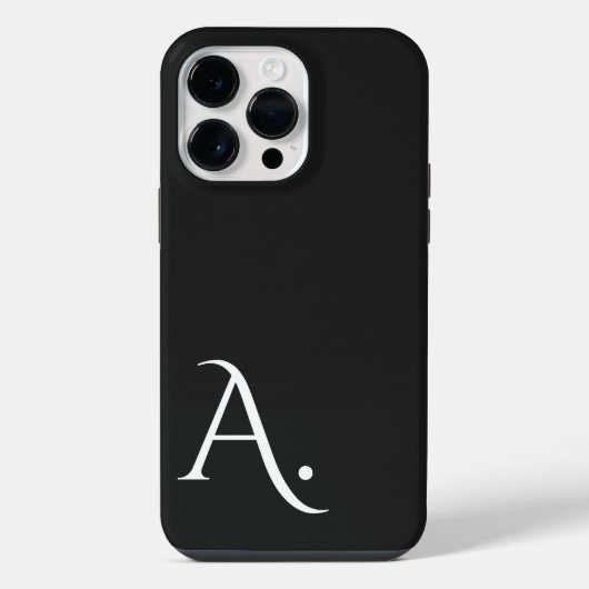 Custom with Initial Name iPhone Hoesje (Achterkant)