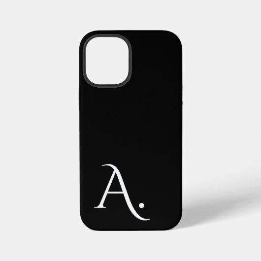 Custom with Initial Name iPhone Hoesje (Achterkant)