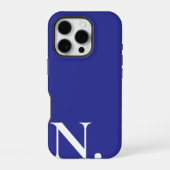 Custom with Initial Name iPhone Hoesje (Achterkant)