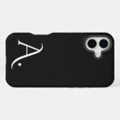 Custom with Initial Name iPhone Hoesje (Achterkant horizontaal)
