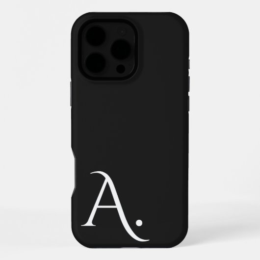 Custom with Initial Name iPhone Hoesje (Achterkant)
