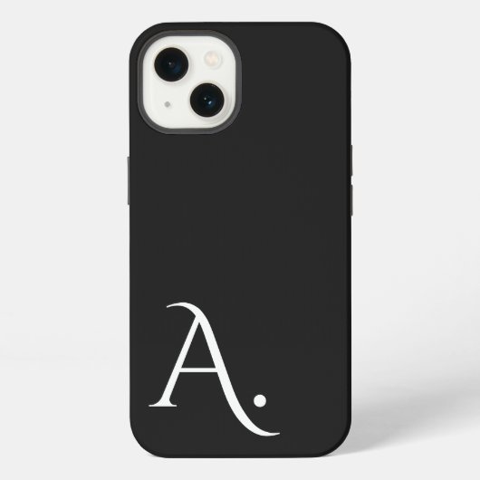 Custom with Initial Name iPhone Hoesje (Achterkant)
