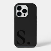 Custom with Initial Name iPhone Hoesje (Achterkant)