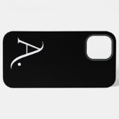 Custom with Initial Name iPhone Hoesje (Achterkant horizontaal)