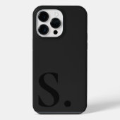 Custom with Initial Name iPhone Hoesje (Achterkant)