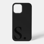 Custom with Initial Name iPhone Hoesje (Achterkant)