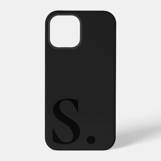 Custom with Initial Name iPhone Hoesje (Achterkant)