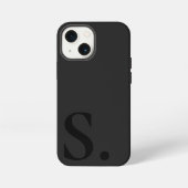 Custom with Initial Name iPhone Hoesje (Achterkant)