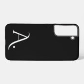 Custom with Initial Name Samsung Galaxy Hoesje (Achterkant horizontaal)
