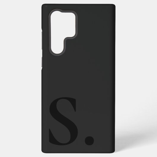 Custom with Initial Name Samsung Galaxy Hoesje (Achterkant)