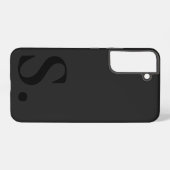 Custom with Initial Name Samsung Galaxy Hoesje (Achterkant horizontaal)
