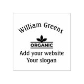 Custom Wood Art Stamp for organic products Rubberstempel (Afrduk)