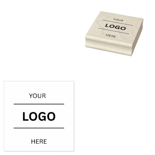 Custom Wood Art Stamp Rubberstempel (Gestempeld)