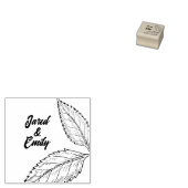 Custom Wood Art Stamp Rubberstempel (Gestempeld)