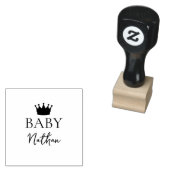 Custom wooden stamp for baby shower  rubberstempel (Gestempeld)