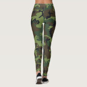 Custom Woodland Camo Leggings (Achterkant)