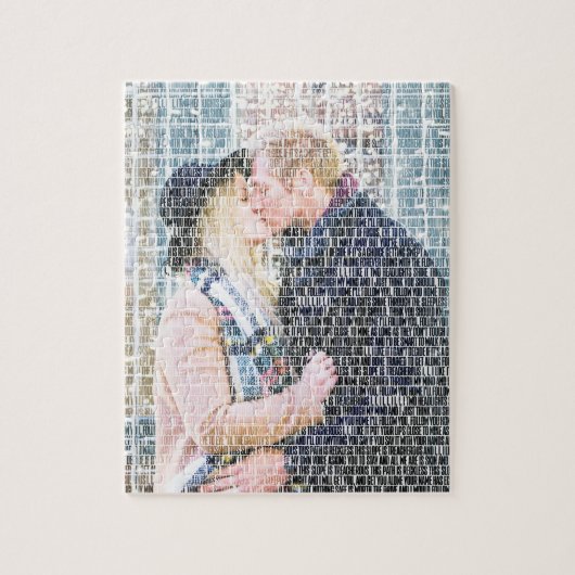 Custom Word Art. Foto gemaakt door woorden. Legpuzzel (Verticaal)