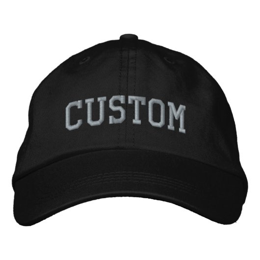 Custom Word Text Her Personalized Gift for him Geborduurde Pet (Voorkant)