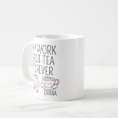 Custom Work Bestie gift, Coworker leaving Gift Koffiemok (Voorkant links)