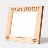 Custom World's grootste Football coach Gegraveerde Lijstjes (Links)