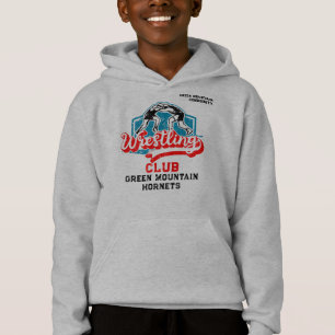 Custom Wrestling Team Club Schoolnaam Nummer