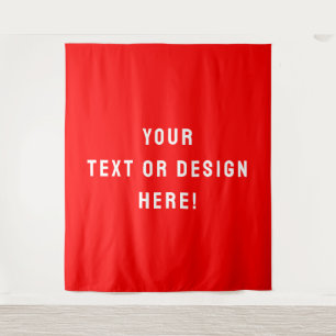 Custom XL Red Tapestry – Maak het vandaag nog van  Wandkleed