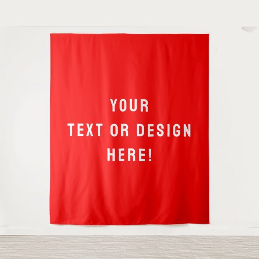 Custom XL Red Tapestry – Maak het vandaag nog van Wandkleed (Voorkant)