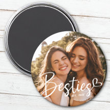 Custom Year Besties BFF Modern Script Photo