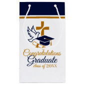 Custom year Christian Graduation Klein Cadeauzakje (Achterkant)